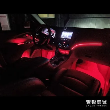 쉐보레 이쿼녹스 엠비언트 순정처럼 깔끔하게 이질감 전혀없는 실내무드등 평택안성 잘란튜닝에서 / 경기 안성