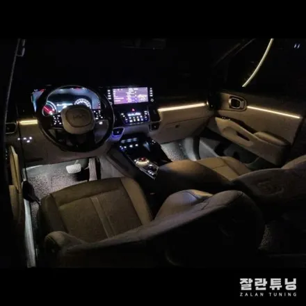 평택 안성 쏘렌토MQ4 엠비언트 라이트 실내튜닝 가성비 끝판왕 앰비언트무드등 / 경기 안성