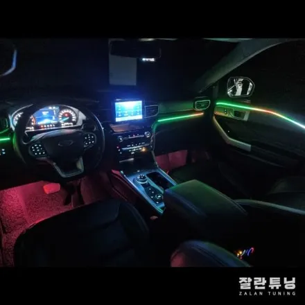차 안에서 느끼는 매일 새로운 분위기, 포드 익스플로러 엠비언트 완전 매력있네 / 경기 안성