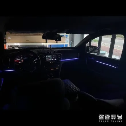 평택안성 스포티지QL엠비언트 어두운 실내에 포인트로 완벽하다 평택스포티지QL튜닝 / 경기 안성