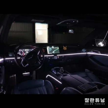 평택 제네시스G80 엠비언트 가성비튜닝 안성G80실내무드등튜닝 / 경기 안성