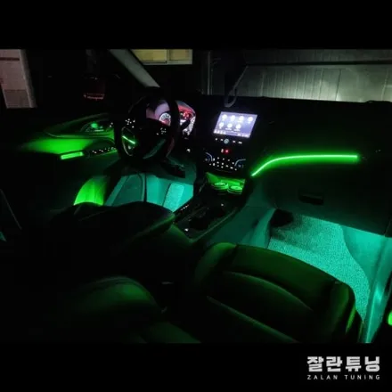 쉐보레 이쿼녹스 엠비언트 순정처럼 깔끔하게 이질감 전혀없는 실내무드등 평택안성 잘란튜닝에서 / 경기 안성