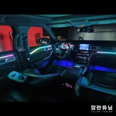 차 안에서 느끼는 매일 새로운 분위기, 포드 익스플로러 엠비언트 완전 매력있네 / 경기 안성