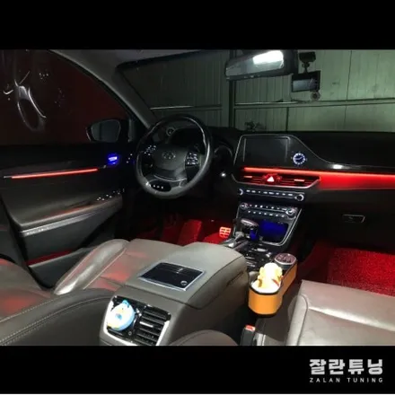 그랜저IG 비노출엠비언트 실내변화의 극명한 차이 평택안성엠비언트 잘란튜닝 / 경기 안성