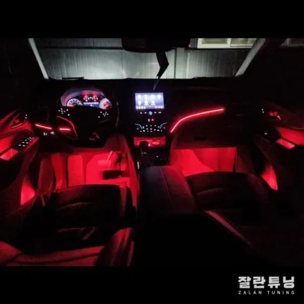 쉐보레 이쿼녹스 엠비언트 순정처럼 깔끔하게 이질감 전혀없는 실내무드등 평택안성 잘란튜닝에서 / 경기 안성