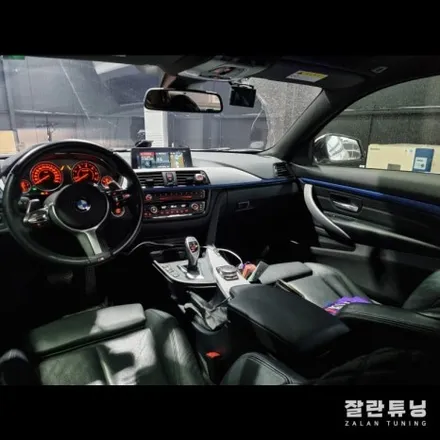 BMW 4시리즈 F32 엠비언트 어두웠던 실내를 화사하고 아름답게만들어드립니다 평택안성앰비언트 잘란튜닝 / 경기 안성