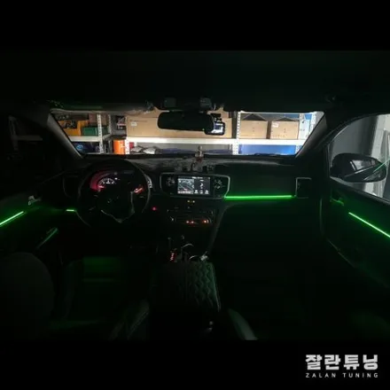 평택안성 스포티지QL엠비언트 어두운 실내에 포인트로 완벽하다 평택스포티지QL튜닝 / 경기 안성