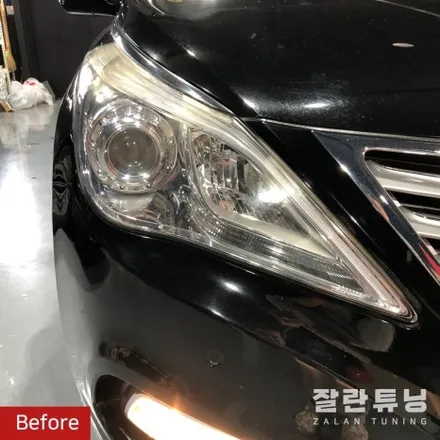 그랜저HG 미등 아이라인 써클아이 고장 수리 평택안성자동차 라이트 수리 잘란튜닝 / 경기 안성