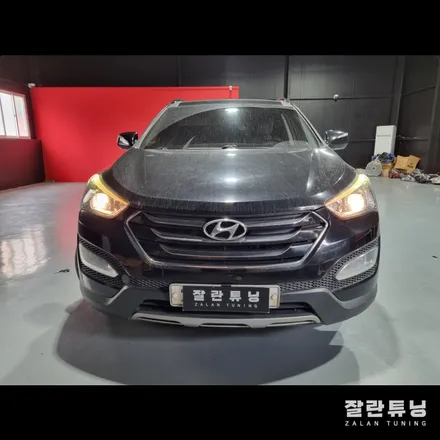 싼타페DM 반사판 크롬증착 및 브라비오 합법인증 LED교체 광도불량 광도부적합 3000cd미만 전조등 수리 / 경기 안성