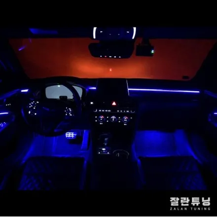 제네시스 G70 가성비좋은 실내튜닝하면 역시 엠비언트가 답이죠 평택안성 잘란튜닝 / 경기 안성