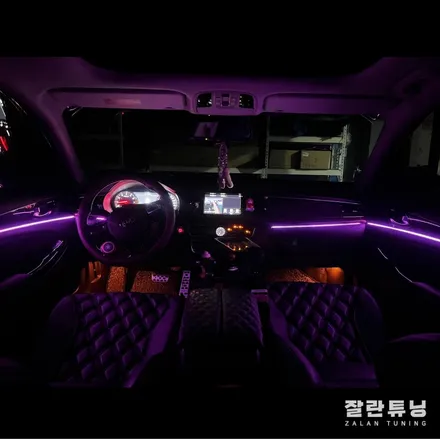 올뉴K7엠비언트무드등으로 칙칙한 내차를 밝고 화사하게 분위기내보자 평택안성이천충북 앰비언트 잘란튜닝 / 경기 안성