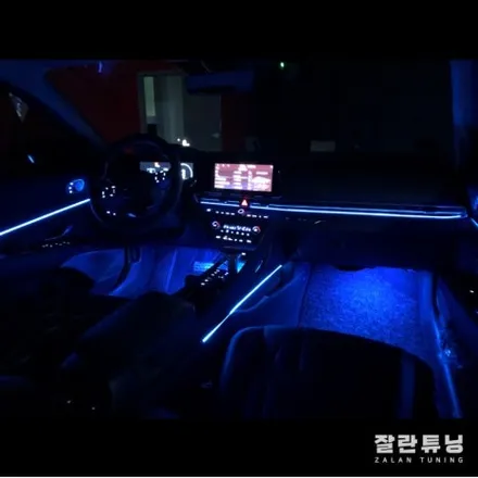 아반떼CN7 엠비언트광량업 + 도어트림 확장시공 평택안성CN7무드등 잘란튜닝 / 경기 안성