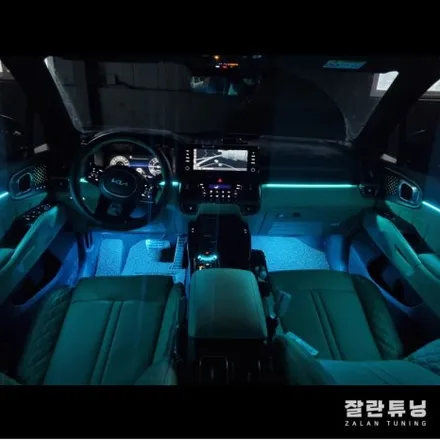 4세대쏘렌토MQ4 엠비언트로 실내포인트 확실하게 평택안성엠비언트 실내무드등 / 경기 안성