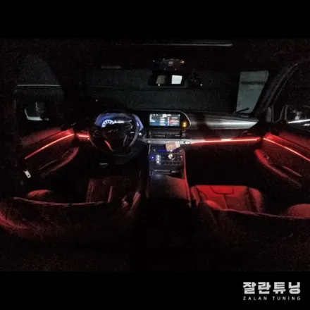펠리세이드 엠비언트 무드등으로 밋밋하지않은 화려한 차량 꾸미기 평택안성 잘란튜닝 / 경기 안성