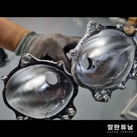 1세대 K5 정기검사에서 전조등 광도미달 뜬 헤드라이트 반사판 교체 / 경기 안성