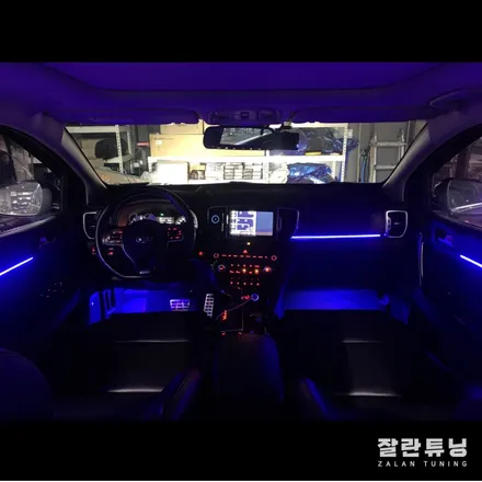 4세대 스포티지QL 엠비언트무드등 실내 앰비언트 풀컬러로 다양한 분위기 연출하세요 평택안성이천 잘란튜닝 / 경기 안성