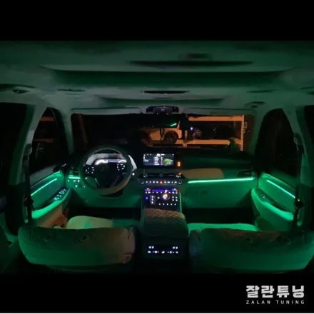 펠리세이드 엠비언트 자동차 실내에 포인트를 주고싶다면?? 무드등이 답이지 평택안성 잘란튜닝 / 경기 안성