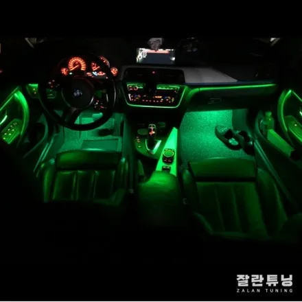 평택안성 BMW 4시리즈F32 실내는 역시 비노출 엠비언트로 가성비튜닝 / 경기 안성