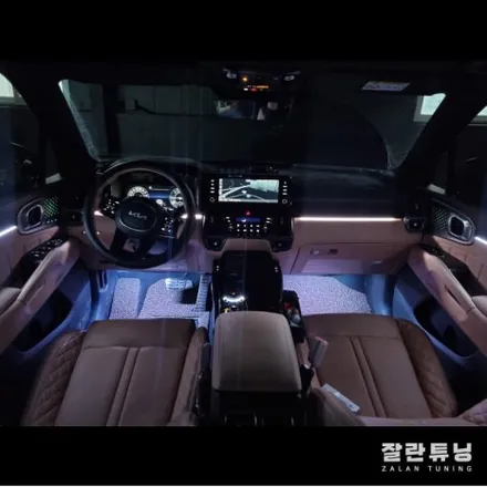 4세대쏘렌토MQ4 엠비언트로 실내포인트 확실하게 평택안성엠비언트 실내무드등 / 경기 안성