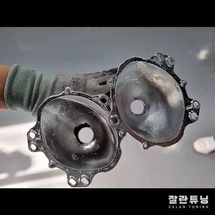 평택 안성 1세대 K5 라이트 반사판 교체로 정기검사 3000cd미만 광도부적합 라이트 수리 / 경기 안성