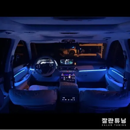 펠리세이드 엠비언트 자동차 실내에 포인트를 주고싶다면?? 무드등이 답이지 평택안성 잘란튜닝 / 경기 안성