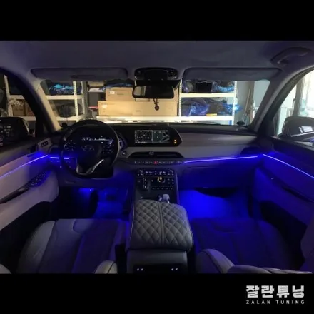평택안성 펠리세이드 엠비언트튜닝 실내 분위기를 내맘대로 바꾼다 실내무드등 가성비갑튜닝 / 경기 안성