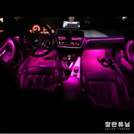 평택안성 BMW 4시리즈F32 실내는 역시 비노출 엠비언트로 가성비튜닝 / 경기 안성