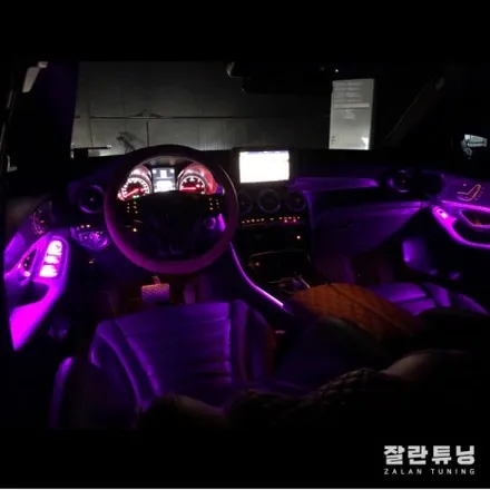 벤츠 GLC X253 엠비언트 다양한 색상과 광량 업그레이드 평택안성 잘란튜닝 / 경기 안성