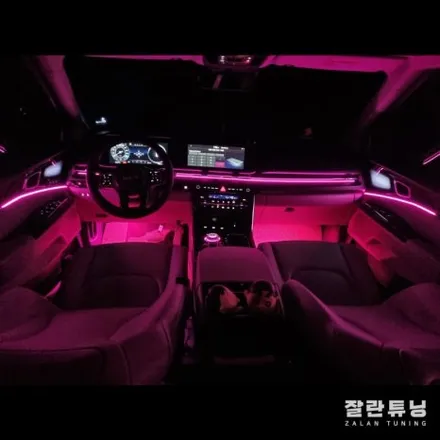 카니발KA4엠비언트 무드등으로 더욱 감성적인 실내분위기 연출 평택안성 잘란튜닝 / 경기 안성
