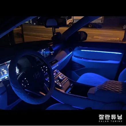 펠리세이드 엠비언트 자동차 실내에 포인트를 주고싶다면?? 무드등이 답이지 평택안성 잘란튜닝 / 경기 안성