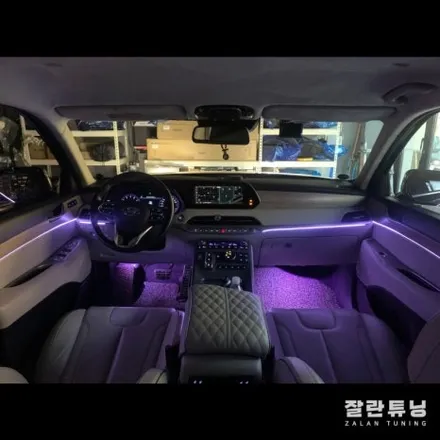 평택안성 펠리세이드 엠비언트튜닝 실내 분위기를 내맘대로 바꾼다 실내무드등 가성비갑튜닝 / 경기 안성