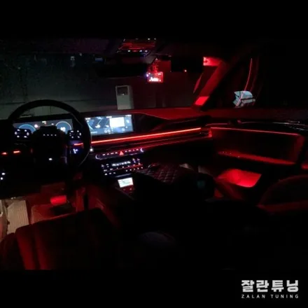 디올뉴그랜저GN7엠비언트 실내무드등 비노출시공으로 완벽하게 평택안성 비노출엠비언트 / 경기 안성