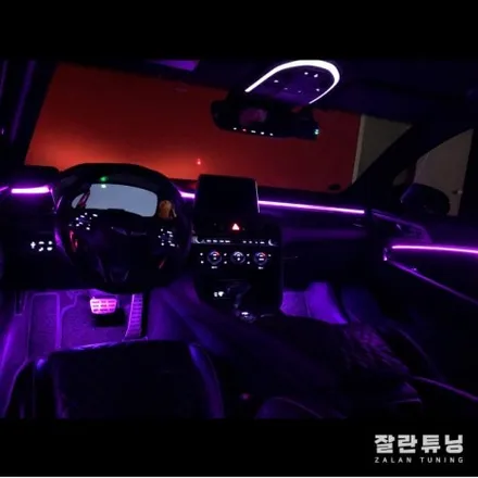 제네시스 G70 가성비좋은 실내튜닝하면 역시 엠비언트가 답이죠 평택안성 잘란튜닝 / 경기 안성