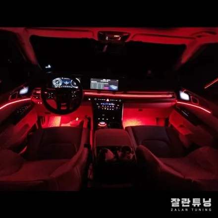 카니발KA4엠비언트 무드등으로 더욱 감성적인 실내분위기 연출 평택안성 잘란튜닝 / 경기 안성