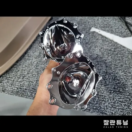 싼타페DM 라이트밝기 개선 정기검사 광도부적합 라이트 수리 / 경기 안성