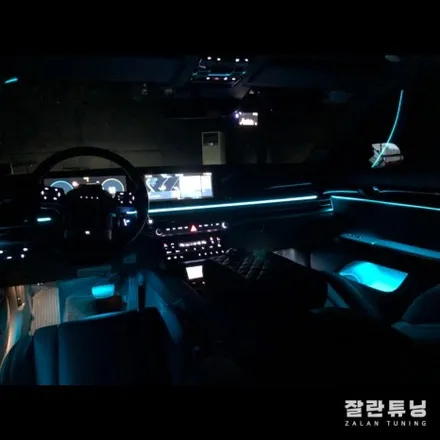 디올뉴그랜저GN7엠비언트 실내무드등 비노출시공으로 완벽하게 평택안성 비노출엠비언트 / 경기 안성