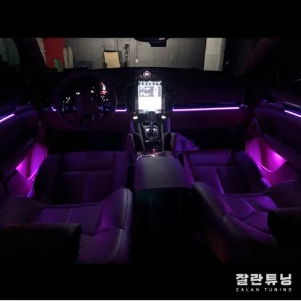 포르쉐 카이엔 엠비언트무드등으로 기분전환~ 평택안성 엠비언트전문 / 경기 안성