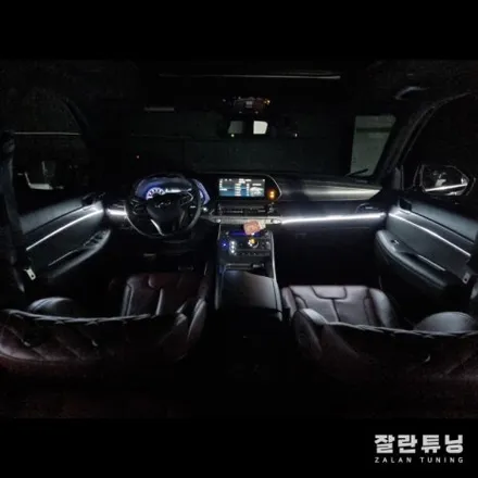 펠리세이드 엠비언트 무드등으로 밋밋하지않은 화려한 차량 꾸미기 평택안성 잘란튜닝 / 경기 안성