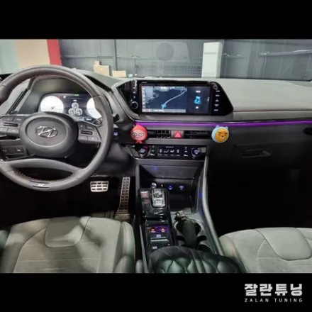 쏘나타 DN8 불편한 버튼기어에서 상상온 바로고 기어봉으로 / 경기 안성