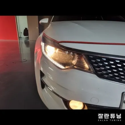 2세대 K5 JK 누런색 전조등에서 밝은 백색 합법인증LED로 교체 브라비오 올 뉴 클래식 / 경기 안성