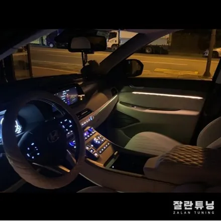 펠리세이드 엠비언트 자동차 실내에 포인트를 주고싶다면?? 무드등이 답이지 평택안성 잘란튜닝 / 경기 안성