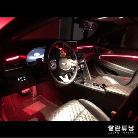 평택 안성 제네시스 G70실내튜닝은 엠비언트무드등튜닝 하나로 끝내자 / 경기 안성