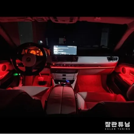 BMW 7시리즈 E65 광량업 엠비언트시공으로 실내도 더욱 고급스럽게 변신!! 평택안성 잘란튜닝 / 경기 안성