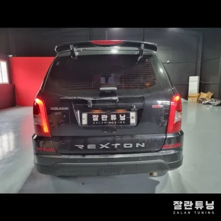 렉스턴W 고질적인 문제 후미등과 공조기 액정 수리 / 경기 안성
