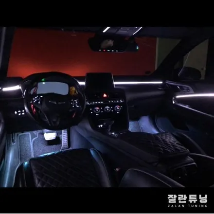 제네시스 G70 가성비좋은 실내튜닝하면 역시 엠비언트가 답이죠 평택안성 잘란튜닝 / 경기 안성