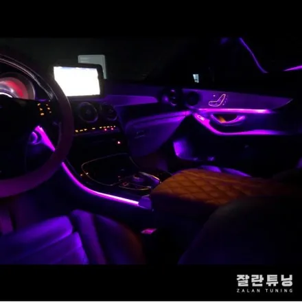 벤츠 GLC X253 엠비언트 다양한 색상과 광량 업그레이드 평택안성 잘란튜닝 / 경기 안성