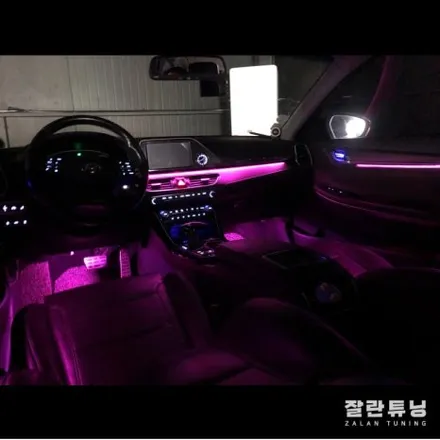 평택안성 그랜저IG 비노출엠비언트로 순정같은 퀄리티의 실내무드등시공 / 경기 안성