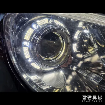 그랜저HG 아이라인 눈썹미등수리 그랜저HG의 고질병 평택 헤드라이트 수리 잘란튜닝 / 경기 안성