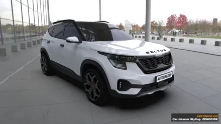 [제노사이드] 어메이징 SUV 기아 셀토스 SELTOS 순정엠블럼 삭제 및 이니셜 튜닝 레터링 튜닝 엠블럼 튜닝 / 김포시 장기동