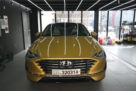김포신차패키지 전문샵 제노사이드 쏘나타 솔라가드 HP새턴 윈도우틴팅 + 발란스나인 가죽코팅 + 생활보호PPF / 김포시 장기동